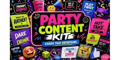 Party Content Kit product preview