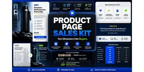 Example output for Product Page Sales Kit