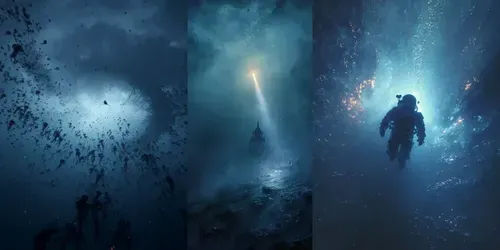 Example output for the Deep Sea Horror Images Midjourney prompt