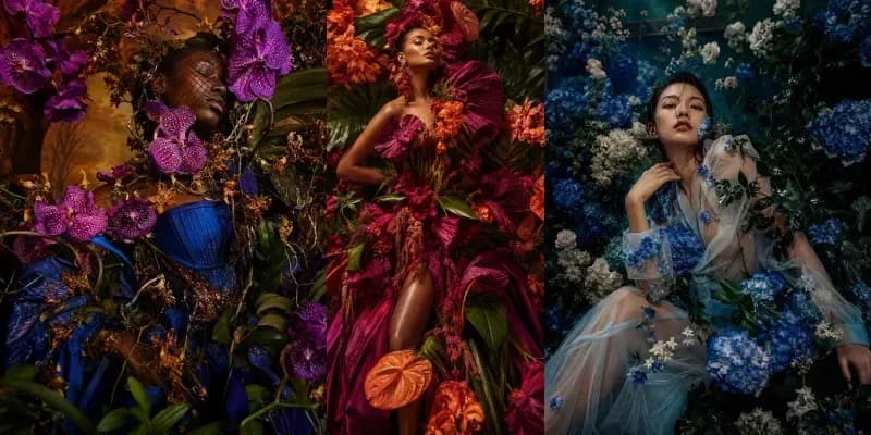 Botanical Excess Fashion Portraits product preview