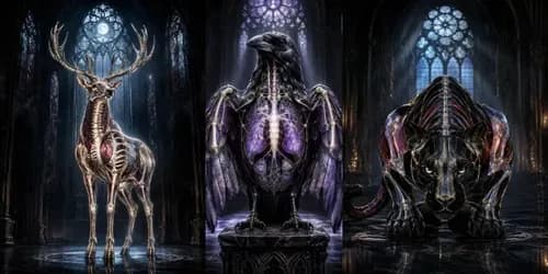 Example output for Cathedral Radiograph Beasts Gothic