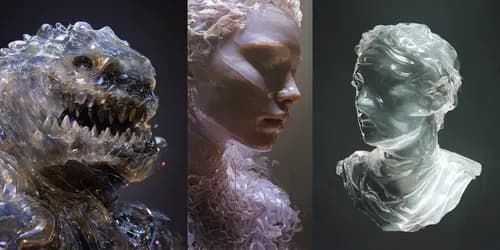 Example output for Living Glass Fantasy Art