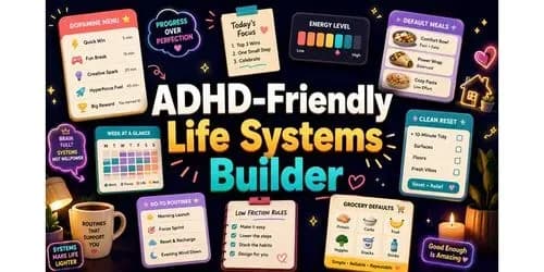 Example output for Adhd Friendly Life Systems Builders