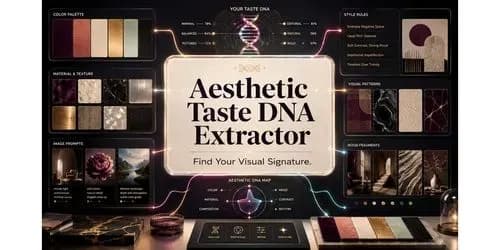 Example output for Aesthetic Taste Dna Extractor