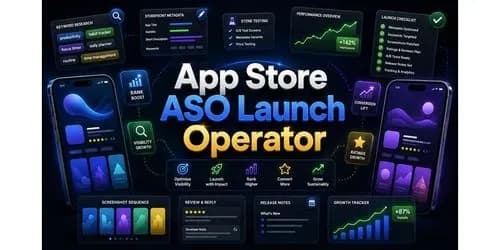 Example output for App Store Aso Launch Operator