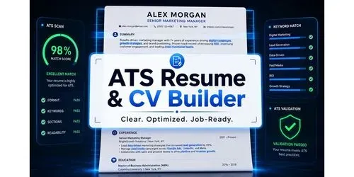 Example output for Ats Resume CV Builder