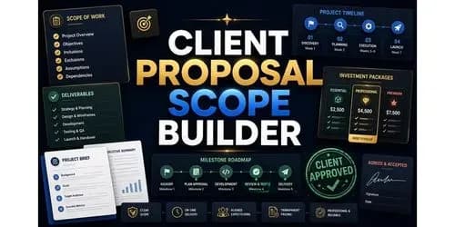 Example output for Client Proposal Scope Builder