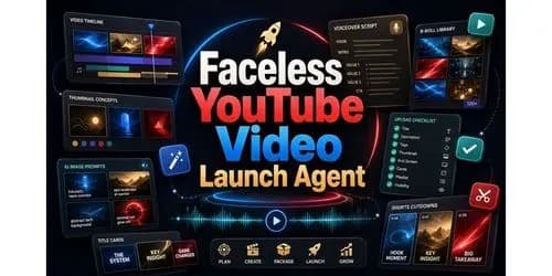Example output for Faceless YouTube Video Launch Agent