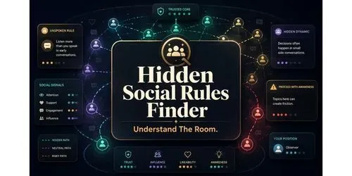 Example output for Hidden Social Rules Finder