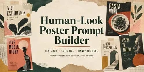 Example output for Humanlook Poster Builder