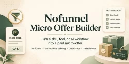 Example output for Nofunnel Micro Offer Builder
