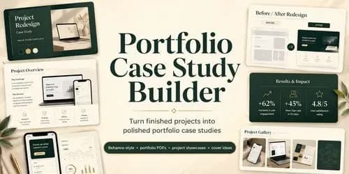 Example output for Portfolio Case Study Builder