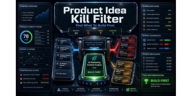 Product Idea Kill Filter product preview