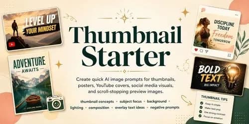 Example output for Thumbnail Starter