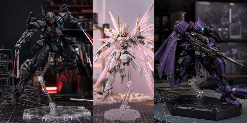 Example outputs from Real Build Mecha Display Photos